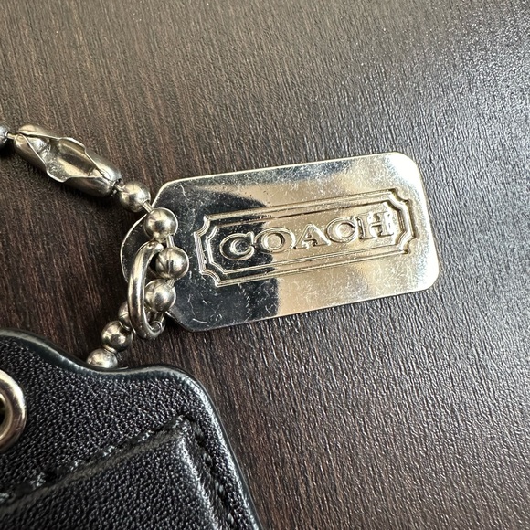 Coach EUC Iconic Silver Carriage & Brown Leather Hangtags - Picture 7 of 9